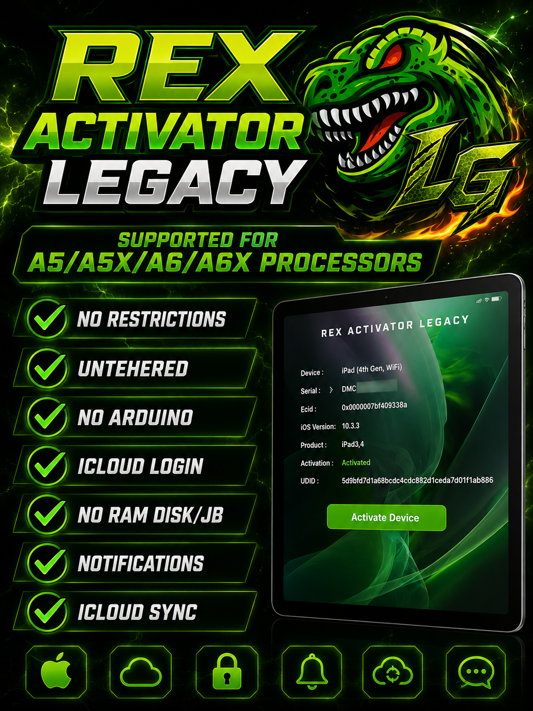 REX ACTIVATOR LEGACY A5/A6